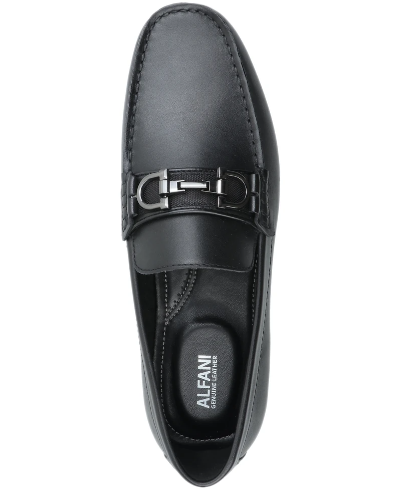 Alfani Men's Jasonn Leather Slip-On Bit Driving Loafers, Exclusively at Macy's