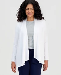 Style & Co Women's Open-Front Knit Cardigan, Created for Macy's