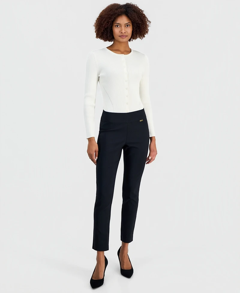 I.n.c. International Concepts Women's Mid-Rise Skinny Pants, Regular & Short Lengths, Created for Macy's