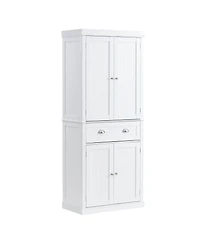 Gouun 72 in Tall Freestanding Kitchen Pantry Storage Cabinet with Adjustable Shelves