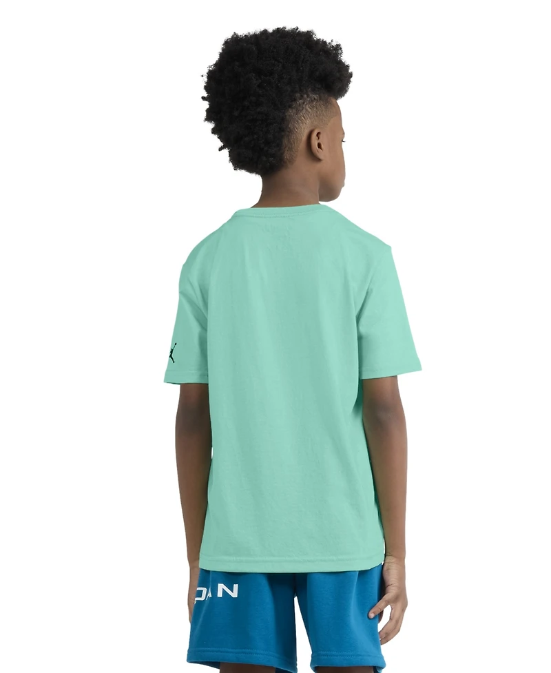Jordan Boys' 8-20 Jumpman Grid Blur Crewneck T-Shirt