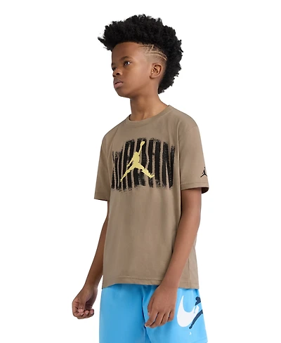 Jordan Boys' 8-20 Distressed Short-Sleeve T-Shirt