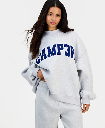 The Happy Camp3r Women's Reversible Mock Neck Sweatshirt