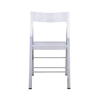 Menno Modern Acrylic Folding Chair