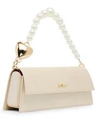 Betsey Johnson Cultivated Pearl Strap Small Shoulder Handbag