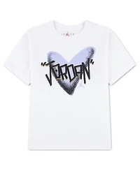 Jordan Girls' 7-16 Heart Sketch T-Shirt