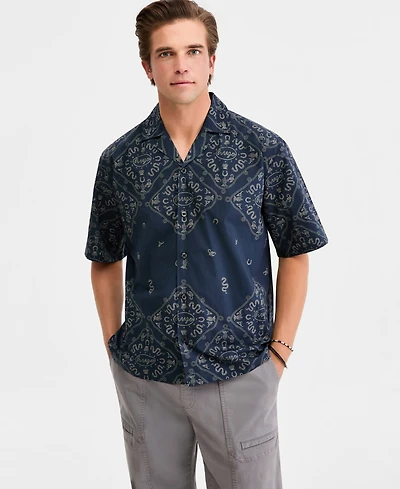 Hugo by Boss Men's Eligino Casual Short-Sleeve Shirt