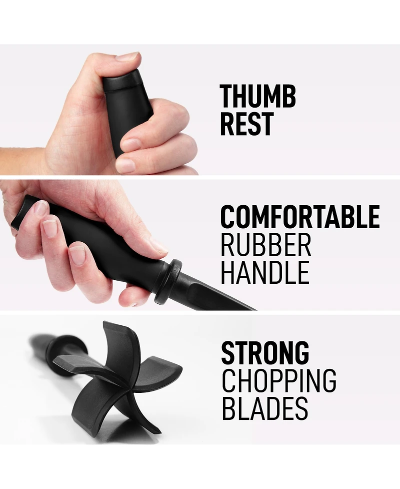 2 Pack Ground Beef Chopper Tool Hamburger Smasher