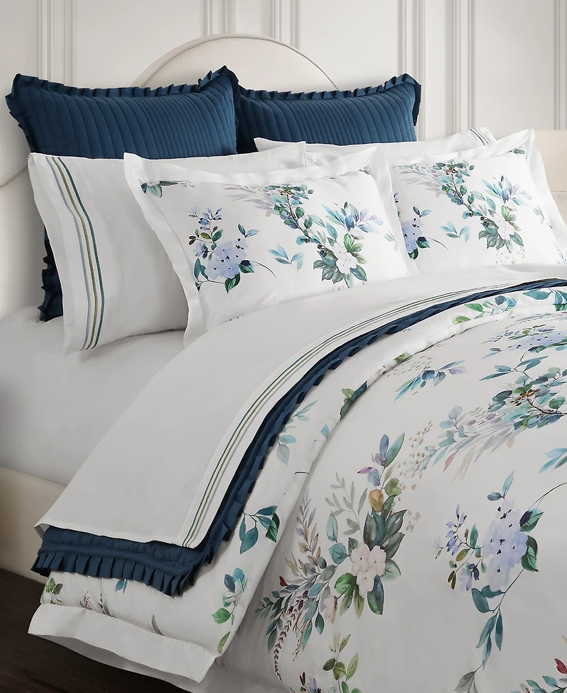 Piper & Wright Meadow Cotton Floral 3-Pc. Comforter Set, Full/Queen