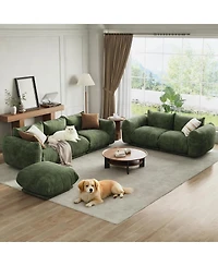 gaomon Modular Sofa Set, Chenille Cloud Couch with Deep Seat for Living Room