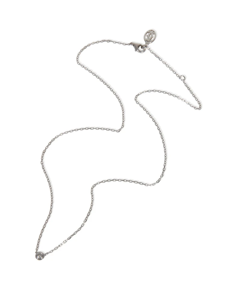 Pre-Owned Cartier White Gold Diamond Small Model D'amour Pendant