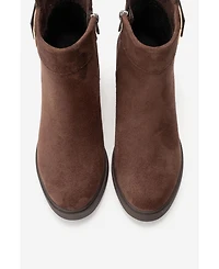 Prologue Shoes Rashe Block Heel Zip Boot (Women)