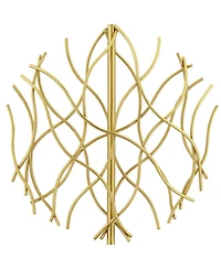 Possini Euro Design Johan Modern Table Lamp 30 1/2" Tall Sculptural Gold Open Grid Metal Drum Shade Bedroom Living Room Bedside Nightstand