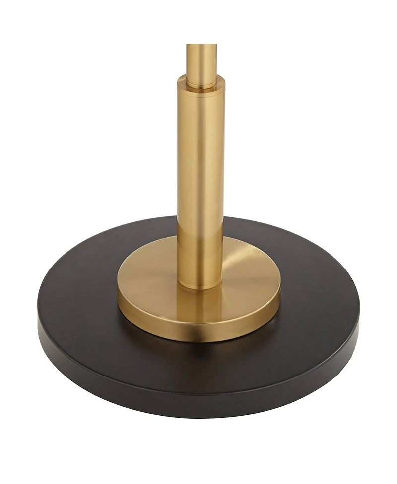 Possini Euro Design Summit Light Blaster Modern Torchiere Floor Lamp 71" Tall Warm Gold Frosted Glass Shade for Living Room Bedroom Office House