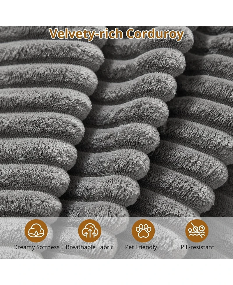 gaomon 108" Cloud Sectional Sofa with Chaise, Modular Deep Seat Couch, Upholstered