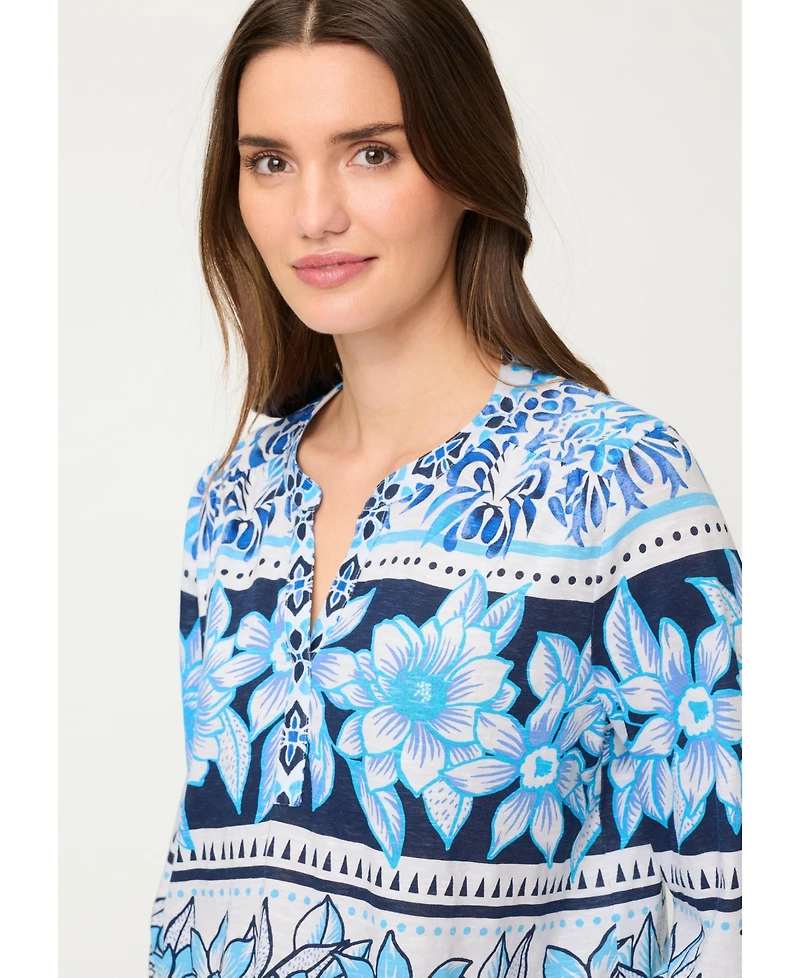 Olsen Women's Floral Panneaux T-Shirt