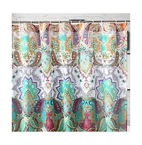 Greenland Home Fashions Barefoot Bungalow Nirvana Bath Shower Curtain