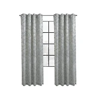 Habitat Valencia Light Filtering Provide Daytime Privacy Rich Woven Branch Leaf Design Grommet Curtain Panel