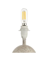 360 Lighting Demi 17 3/4" High Marbleized Metal Accent Table Lamp with Dimmer