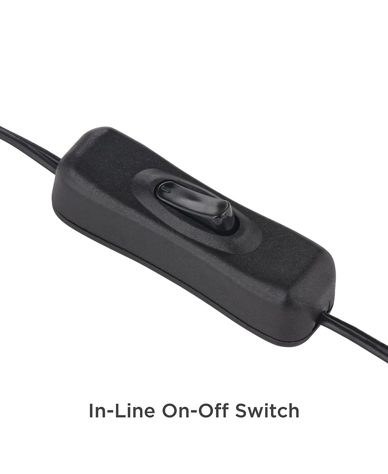 Possini Euro Avante Looped Ring 10" High Small Modern Accent Table Lamp Led Metal Single Shade Living Room Bedroom