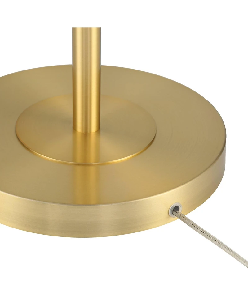 360 Lighting Rayna Farmhouse Rustic 61 1/2" Tall Standing Floor Lamps Set of 2 Lights Arc Metal Warm