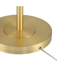 360 Lighting Rayna Farmhouse Rustic 61 1/2" Tall Standing Floor Lamps Set of 2 Lights Arc Metal Warm