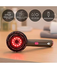 Pursonic Hair Wellness Duo: Hot Air Blower Brush & Pursonic 3-in-1 Led Therapy Scalp Brush