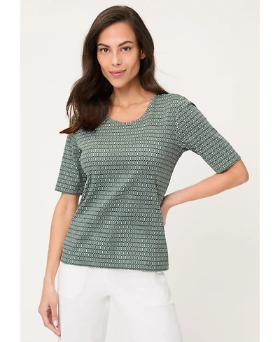 Olsen Women's Geo Print T-Shirt