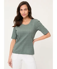 Olsen Women's Geo Print T-Shirt