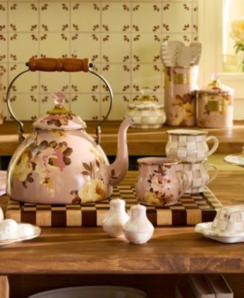 Mackenzie Childs Wild Rose Mauve Collection