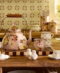 Mackenzie Childs Wild Rose Mauve Collection