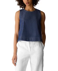 Eileen Fisher Women's Sleeveless Round Neck Top