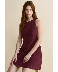 Furniq Uk Women's Suede Dress