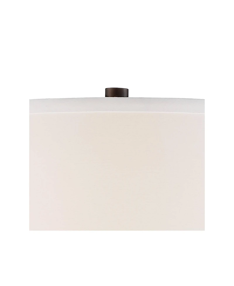 Franklin Iron Works Javier 24 1/2" High Mid Century Modern Table Lamps Set of 2 with Usb Port