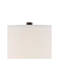 Franklin Iron Works Javier 24 1/2" High Mid Century Modern Table Lamps Set of 2 with Usb Port