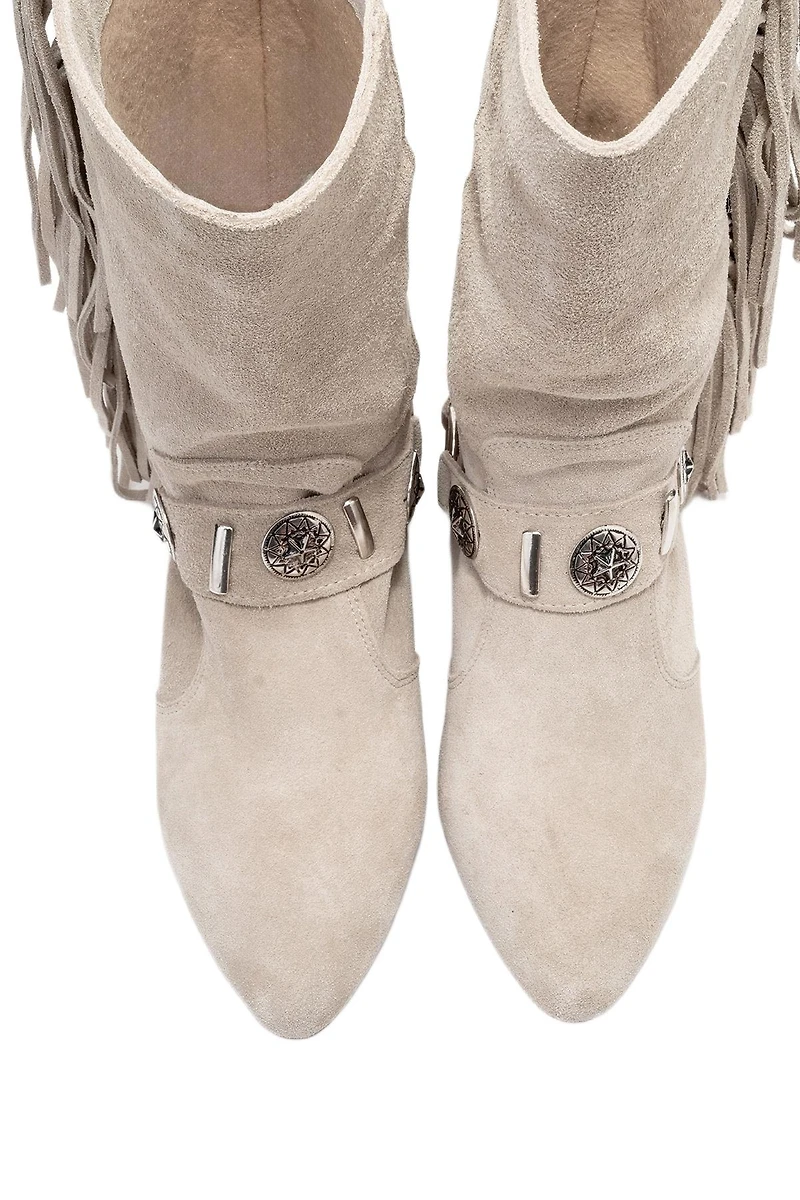 Forever & Always Shoes Women's Selora Leather Buckle Western Boot