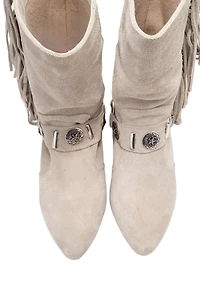 Forever & Always Shoes Women's Selora Leather Buckle Western Boot