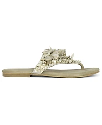 Jeffrey Campbell Women's Tidal Wave Shell Thong Flat Sandals