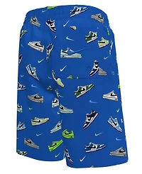 Nike Big Boys 7" Multi Sneaker Volley Swim Shorts
