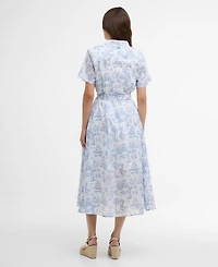 Barbour Women's Wisteria Printed Midi Dress