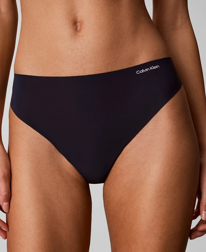Calvin Klein Women's Invisibles 3-Pack Thong Underwear QD3558