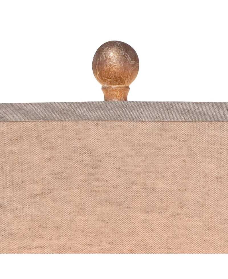 360 Lighting Rustic Farmhouse Table Lamp 29" Tall with Usb Dimmer Brown Leaf Hammered Shade for Bedroom Living Room House Bedside Nightstand