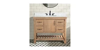 Ari Bath Marina 42" Bathroom Vanity Weathered Driftwood