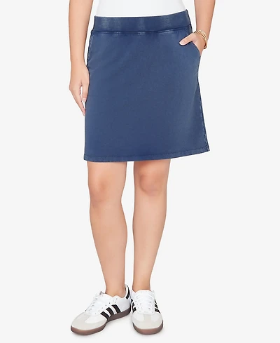Ruby Rd. Petite French Terry Pull-On Skort