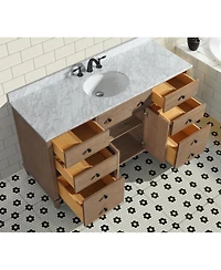 Ari Bath Annie 60" Bathroom Vanity Weathered Fir