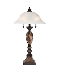Kathy Ireland Traditional Table Lamps 27" Tall Set of 2 Aged
