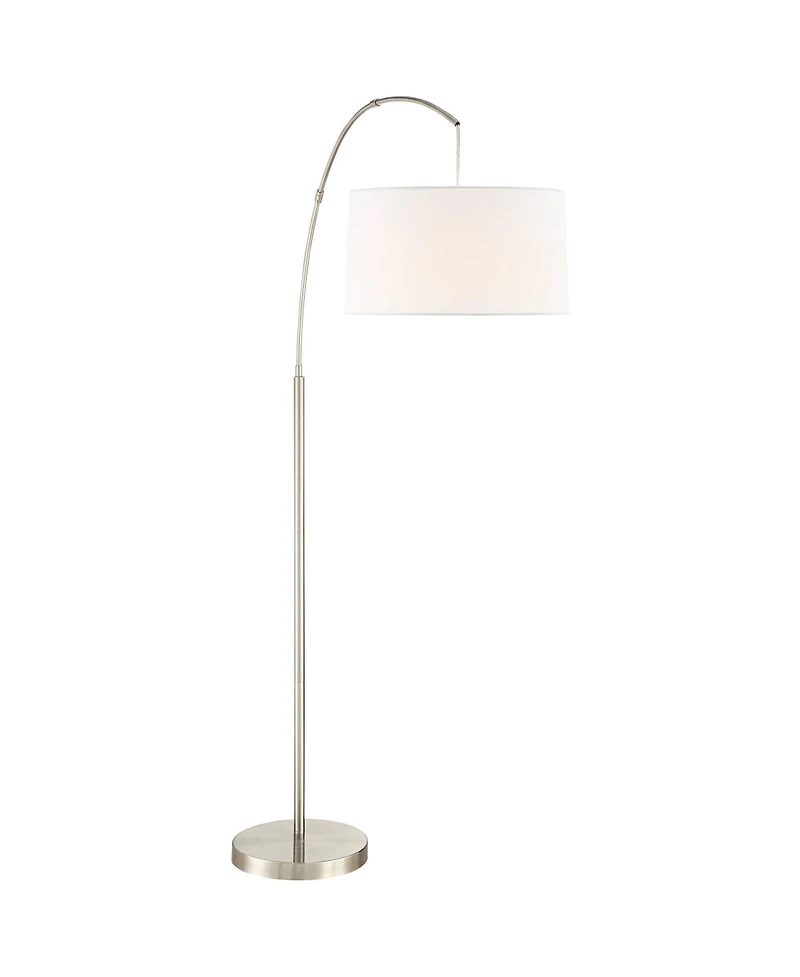 360 Lighting Cora Modern Industrial 72" Tall Arc Floor Lamp with Smart Socket