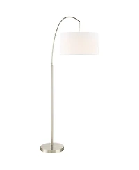 360 Lighting Cora Modern Industrial 72" Tall Arc Floor Lamp with Smart Socket