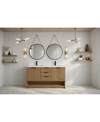 Ari Bath Diego 55" Bathroom Vanity Weathered Fir