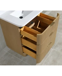Ari Bath Calamigo 30" Bathroom Vanity Oak